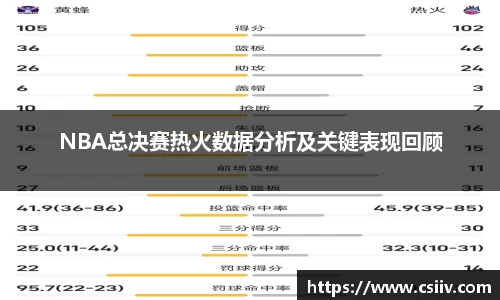 NBA总决赛热火数据分析及关键表现回顾